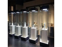 山东展柜厂家,济南烤漆展柜,实木展柜,免漆板展柜,化妆品展柜图3