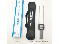 河南插针式小麦秸秆快速水分测定仪TK100H  安徽玉米秸秆测水仪图2