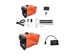 家用12v24v220v三用一体机汽车柴暖驻车加热器货车制热燃油暖风机图2