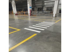 苏州仓储车间地面画线 苏州工厂车间标线 苏州厂区行车道划线图3