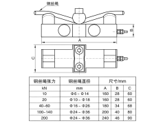 NTJZ-1旁压式张力传感器 钢丝绳旁压式测力传感器图2