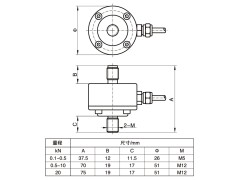 NTJL-5N不锈钢膜合拉力传感器 模拟导线覆冰拉力传感器定制图3
