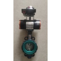 德国依博罗AU气动衬胶蝶阀Z011-A规格齐全速发货